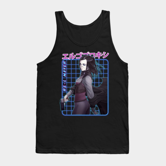 Ergo Proxy Chronicles ReL's Search For Identity Tank Top by Iron Astronaut